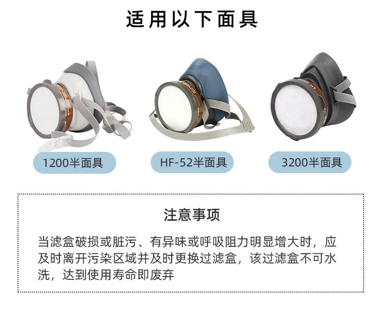 3M 3301CN 滤毒盒 （有机蒸气）